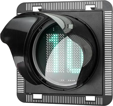 Bộ đếm ngược LED giao thông hai chữ số h