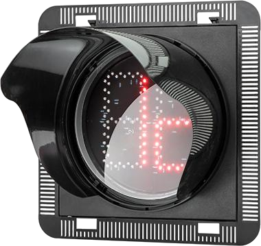 Thời gian cố định 300mm Bộ đếm ngược LED